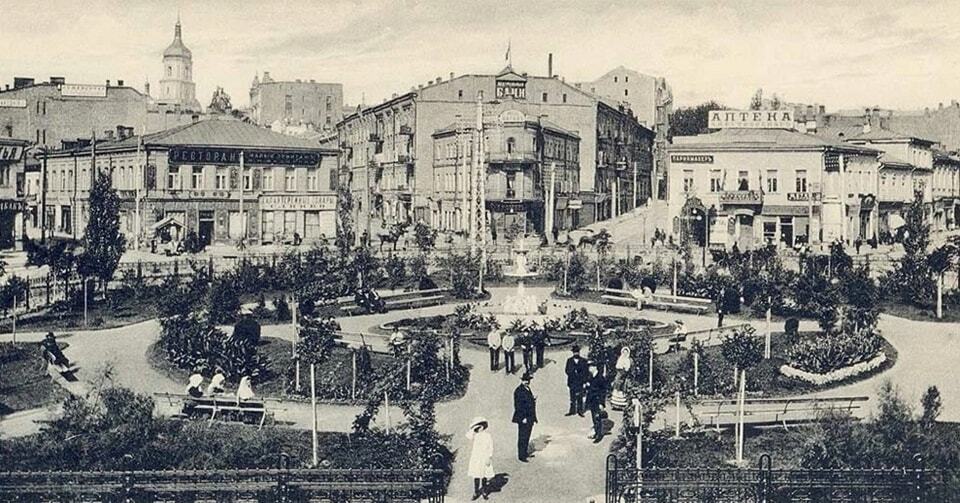 Думская площадь вместо Майдана Незалежности и старая ратуша Киева. Уникальные фото начала 20-го века