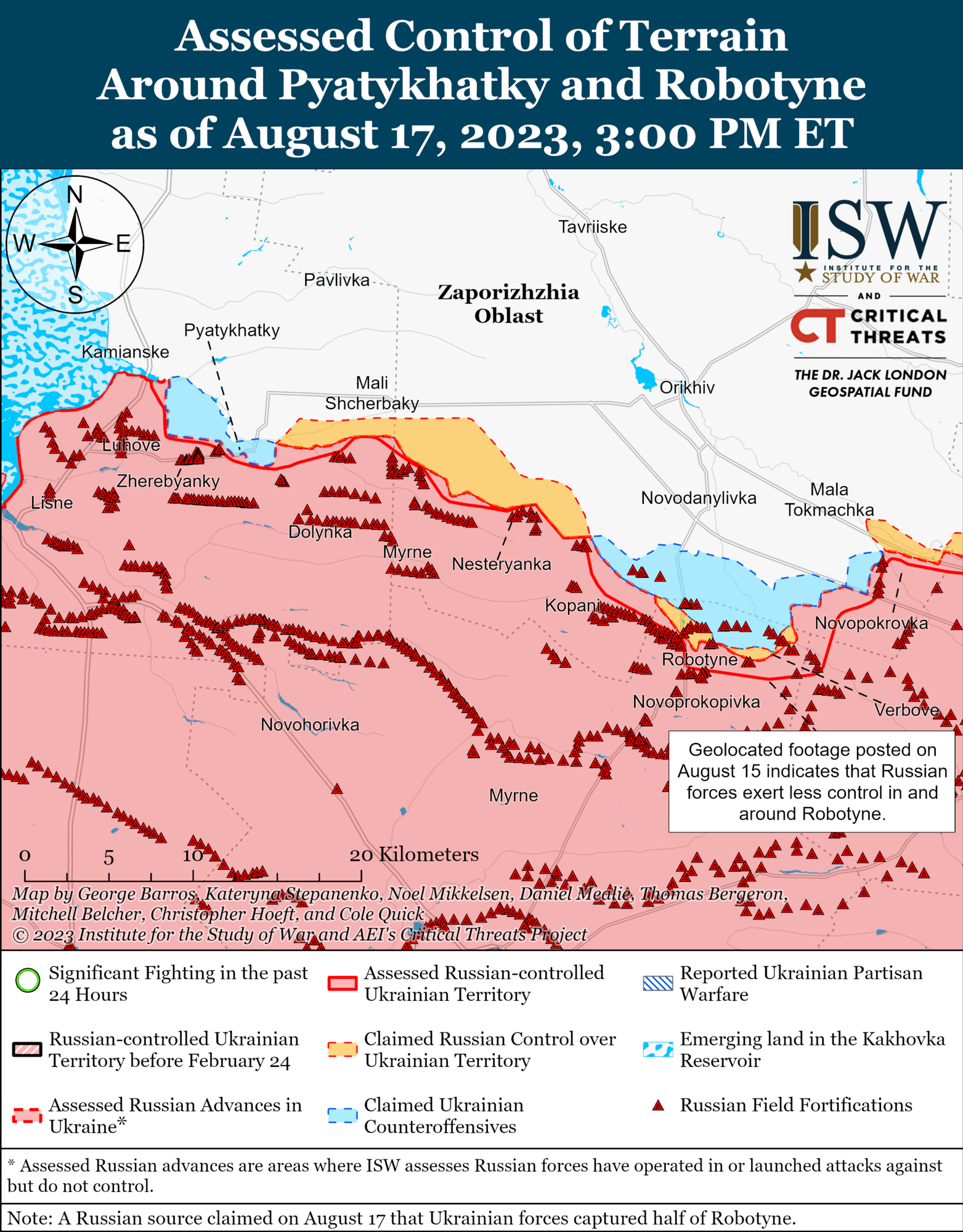 Отражают более широкую деградацию сил РФ: в ISW оценили успехи ВСУ возле Работино и Урожайного
