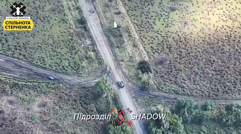 Подразделение Shadow мастерски уничтожило авто с оккупантами. Видео