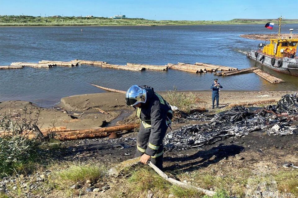 Місце, де вибухнув гідроплан