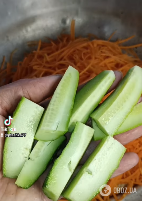 Салат по-корейски из огурцов и моркови на зиму: как приготовить закуску