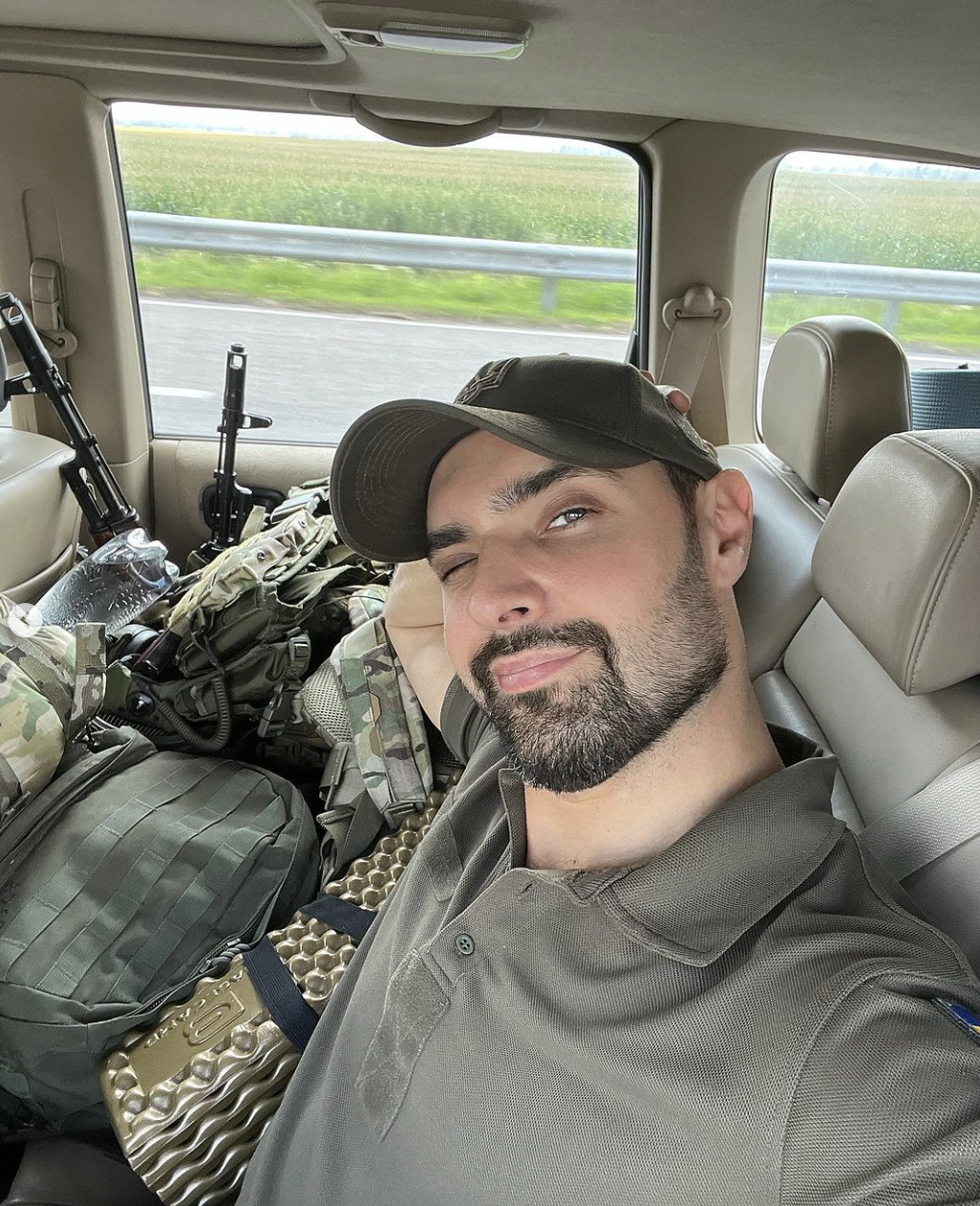 Козловский намекнул, что отправился на передовую, и показал красноречивое фото