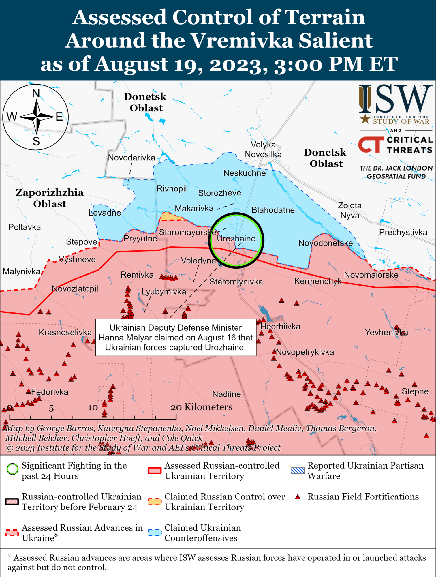 ЗСУ мають просування на заході Запоріжжя: в ISW пояснили, яких цілей це допоможе досягти Україні
