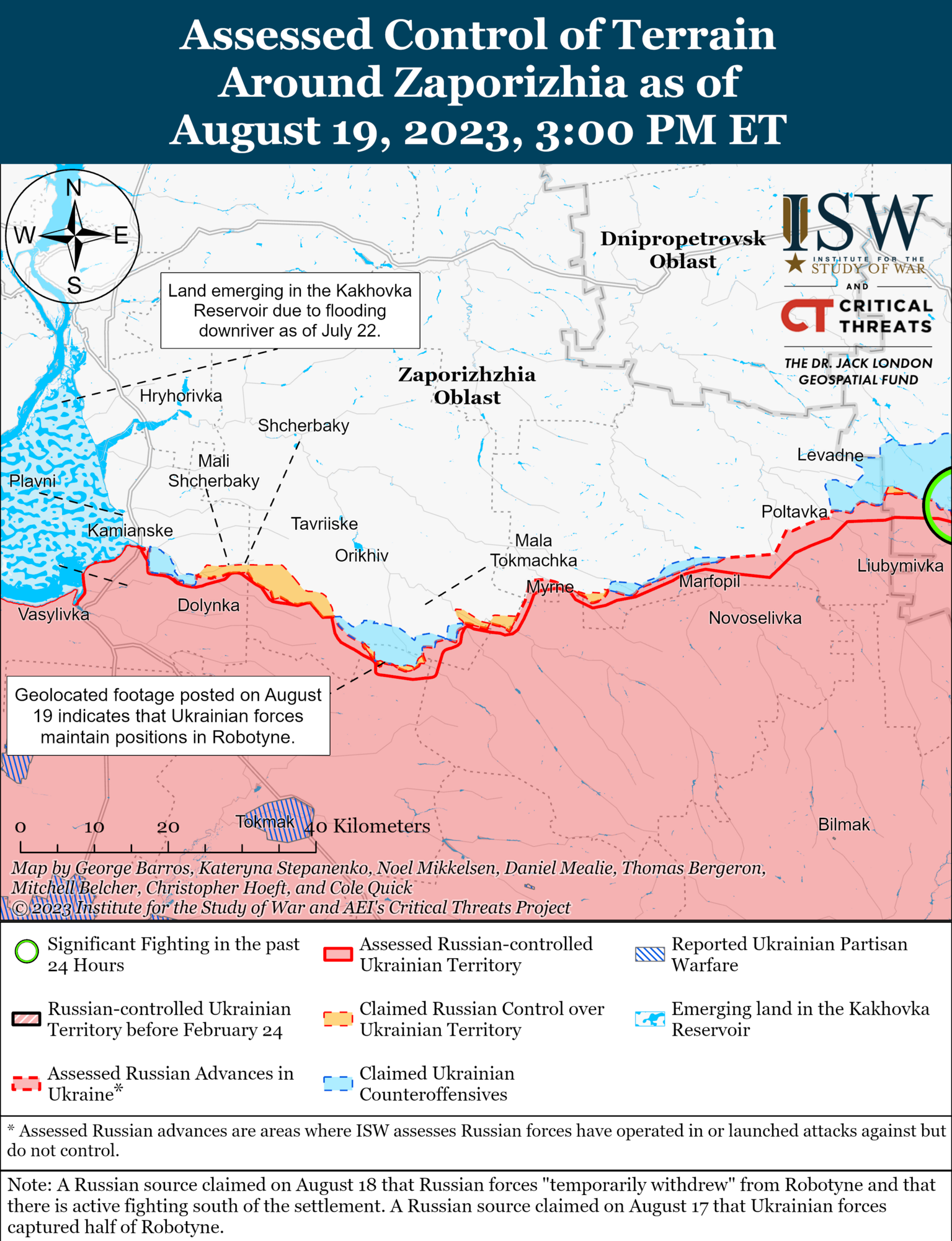 ЗСУ мають просування на заході Запоріжжя: в ISW пояснили, яких цілей це допоможе досягти Україні