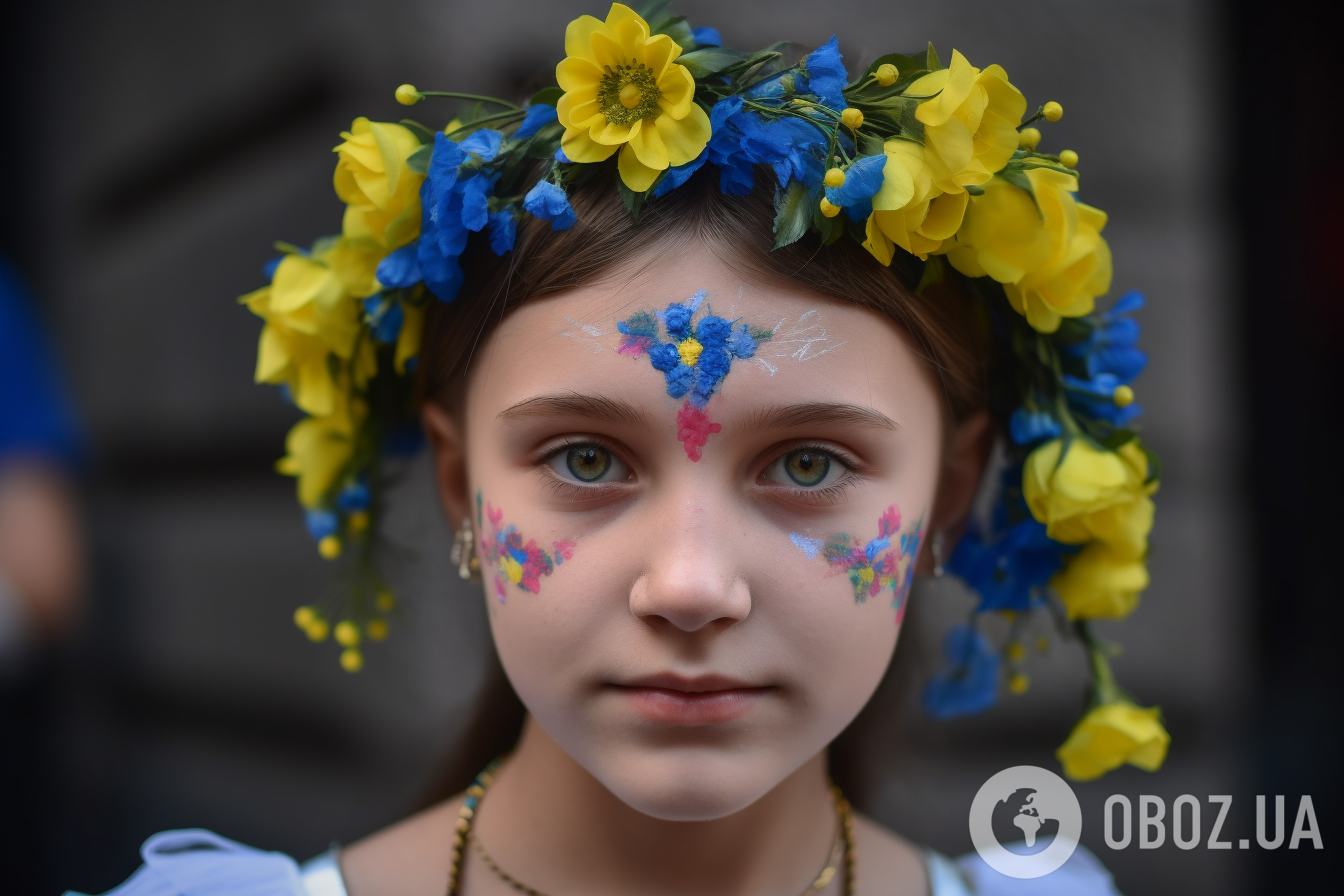 Как нейросеть видит украинскую Независимость: яркие кадры