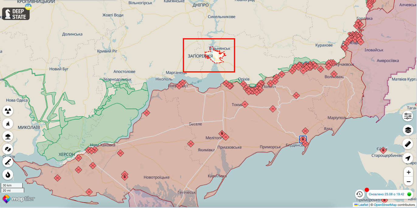 У Запоріжжі було чутно вибухи після підняття ворожої авіації