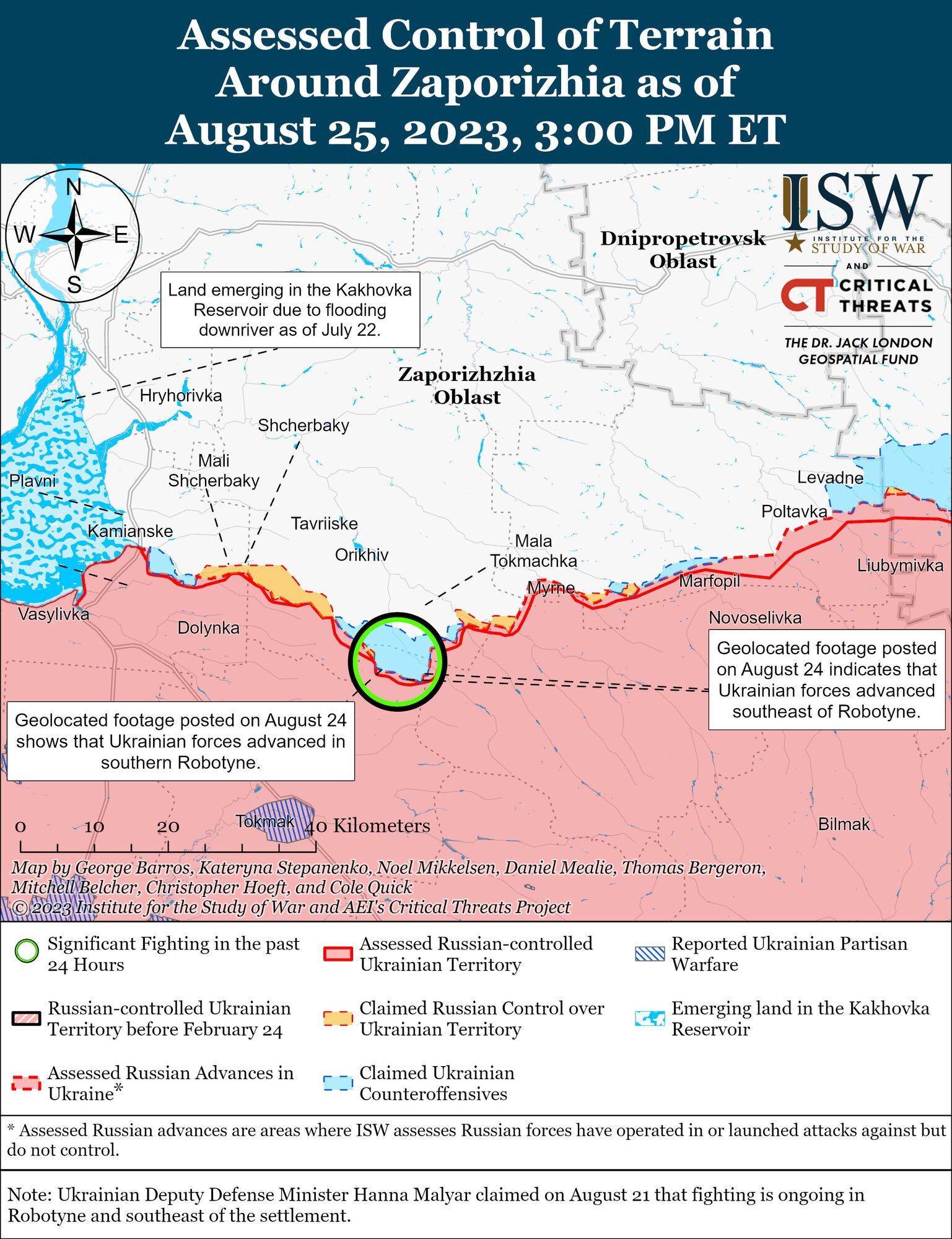 Сили оборони просунулися на Запоріжжі: у Росії розхвилювалися через ослаблення окупантів – ISW 