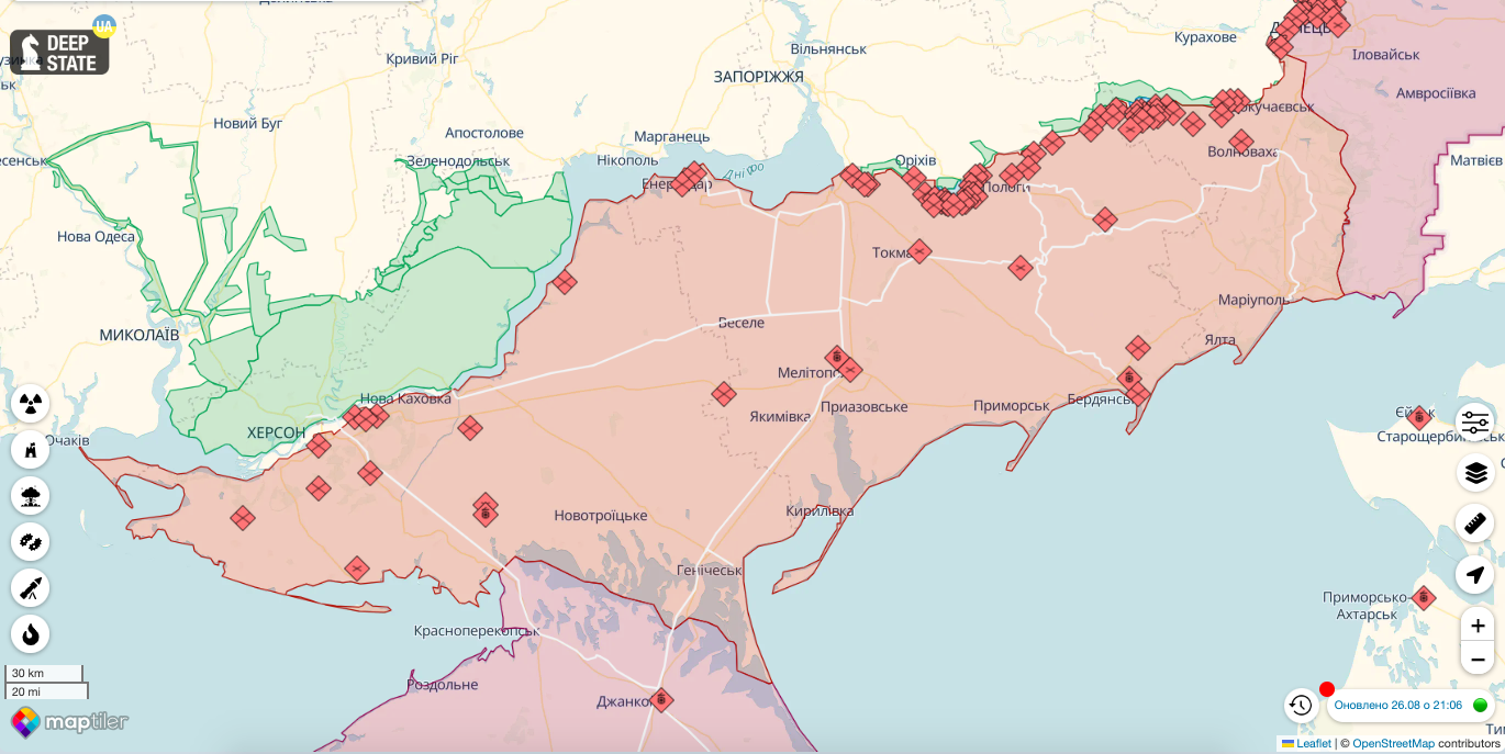 На Таврическом направлении ВСУ уничтожили 23 единицы военной техники и 2 склада с боеприпасами врага