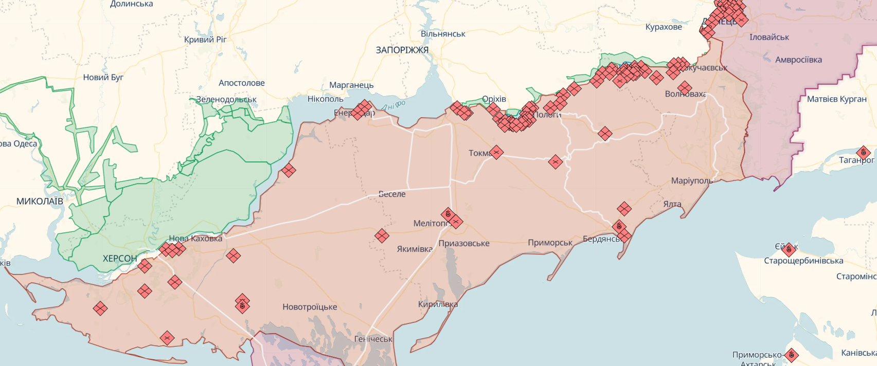 ЗСУ відмінусували на Таврійському напрямку майже 300 окупантів і п'ять складів БК – Генштаб 