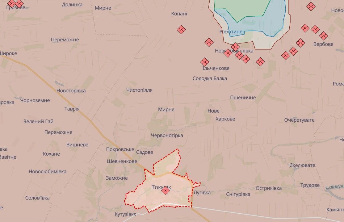 До Токмака осталось 20 км: в ВСУ рассказали об обстановке на Запорожском направлении