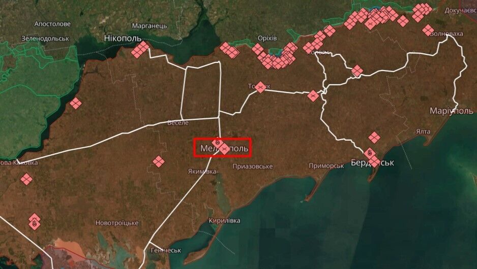 ВСУ ведут наступление на Мелитопольском направлении, за сутки поражены три пункта управления врага – Генштаб