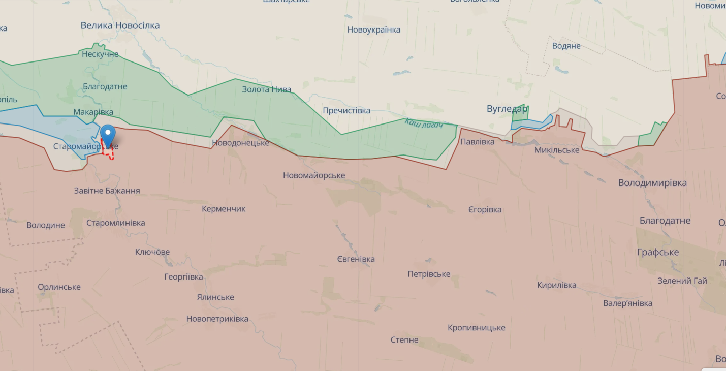 ЗСУ ведуть наступ південніше від Бахмута, окупанти намагалися повернути позиції біля Старомайорського – Генштаб