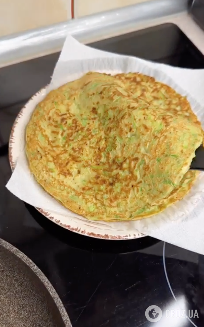 Блины из кабачков