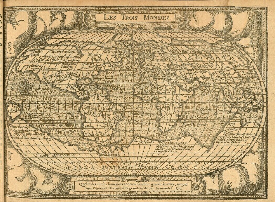 Карта Terra Australis Incognita.