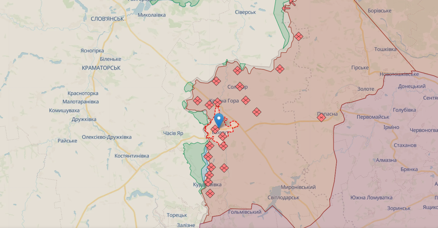 Генштаб показал уничтожение большого количества оккупантов на Бахмутском направлении. Видео