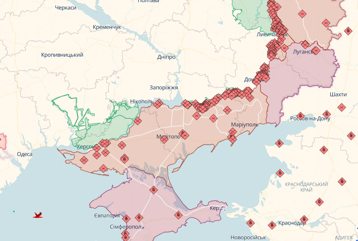 Знищено 15 одиниць техніки і 6 складів БК: на Таврійському напрямку тривають важкі бої