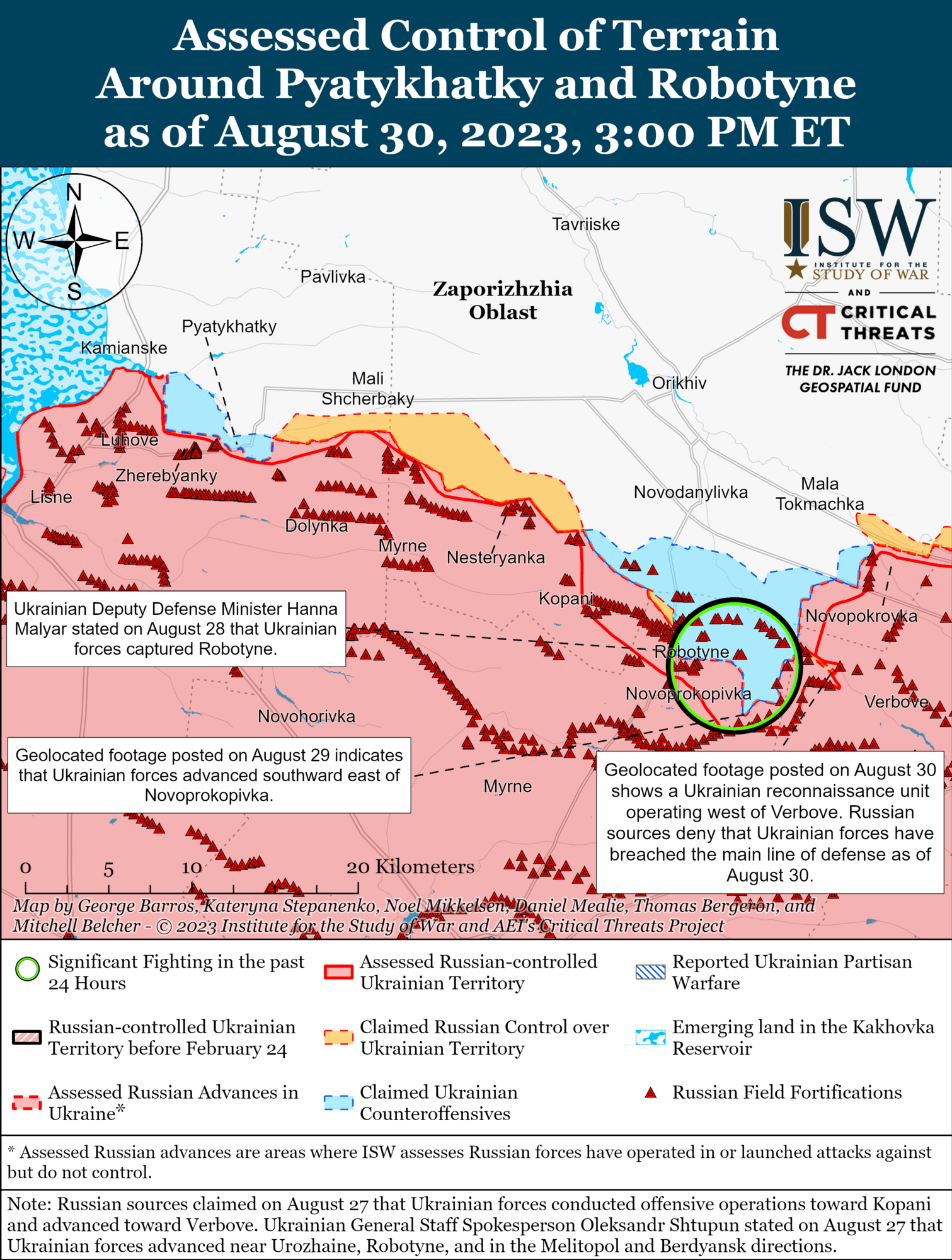 ВСУ провели наступательные операции на нескольких участках фронта и продвинулись: анализ боевых действий от ISW