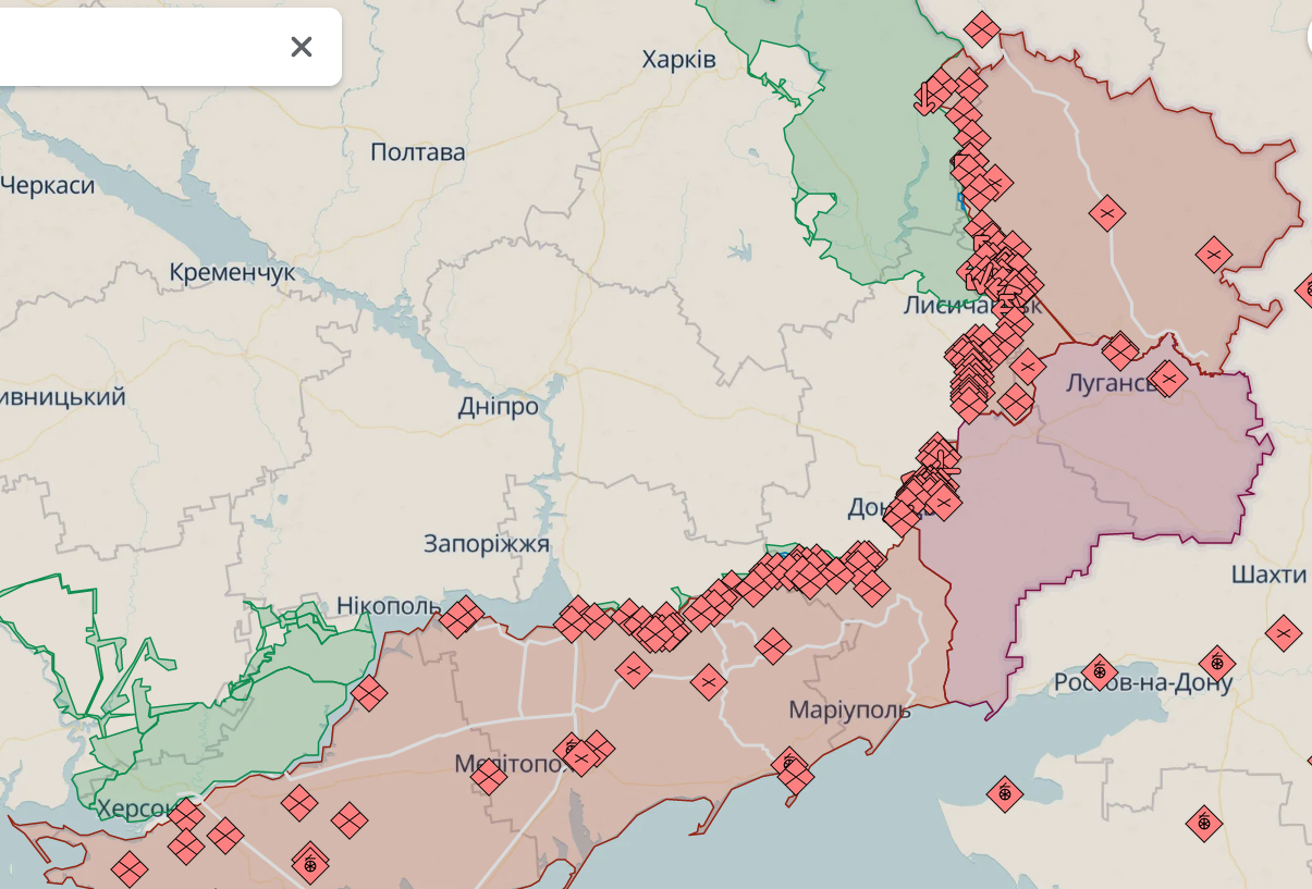 Українські воїни з боями тримають позиції: в Нацгвардії розповіли про ситуацію в районі Кремінної. Карта