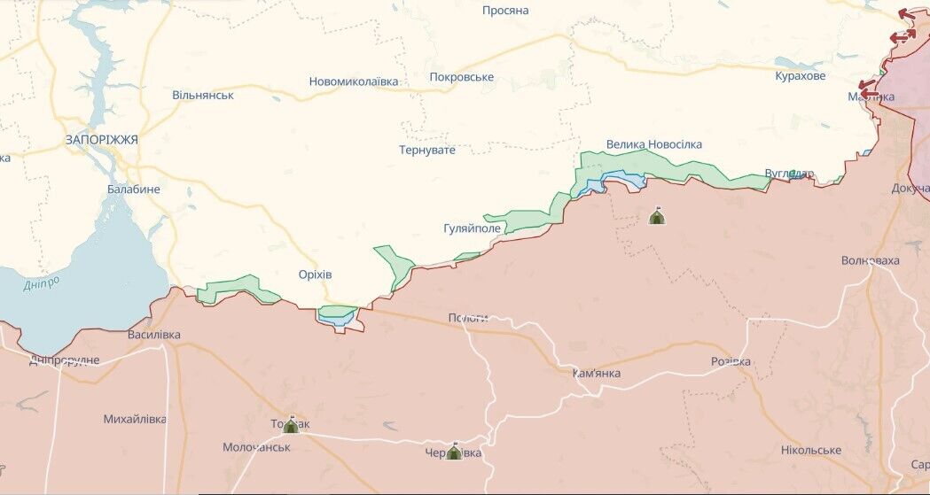 ЗСУ дали відсіч окупантам у районі Мар’їнки, знищено пункт управління ворога і три склади БК – Генштаб