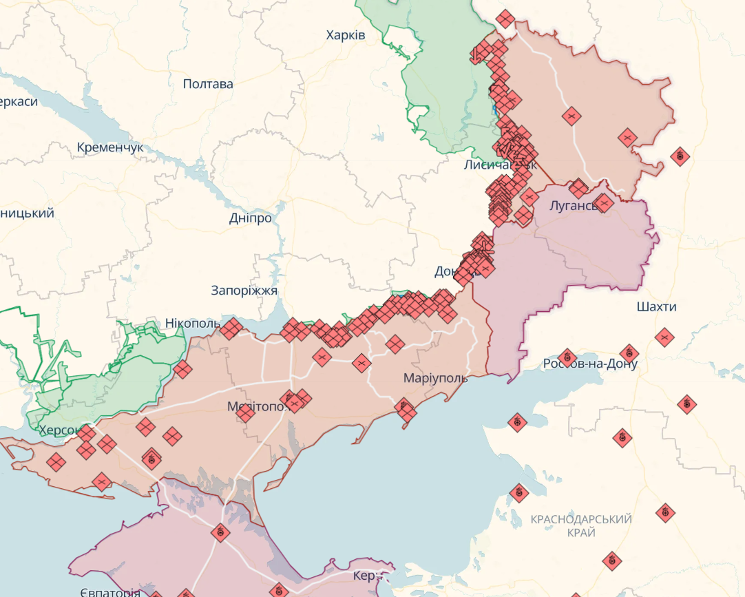 ЗСУ успішно відбили атаки армії РФ поблизу Авдіївки, Мар'їнки, Благодатного та Новопокровки: відбулось 30 бойових зіткнень – Генштаб