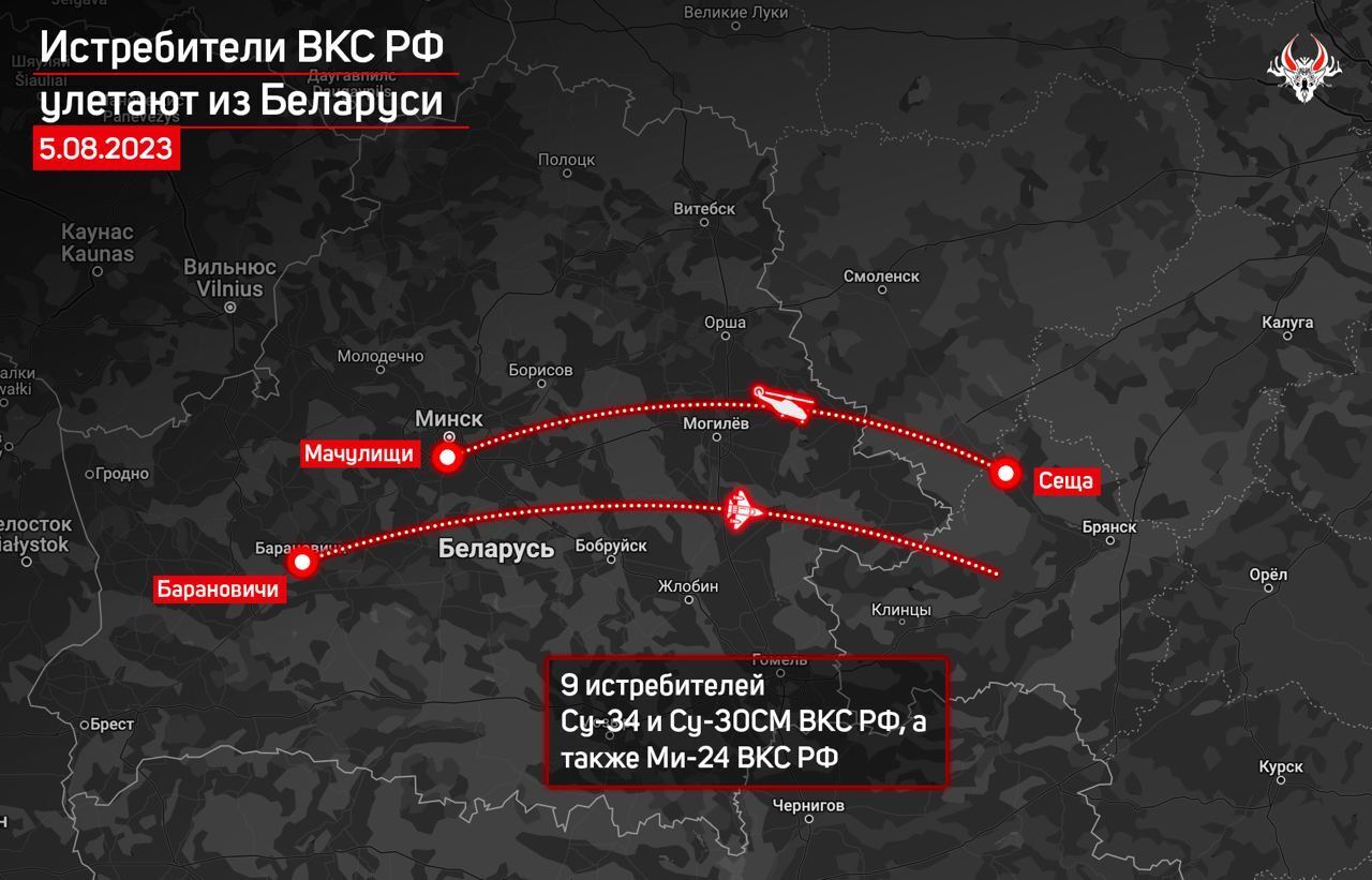 Вслед за вертолетами Россия забрала из Беларуси 9 истребителей – Гаюн