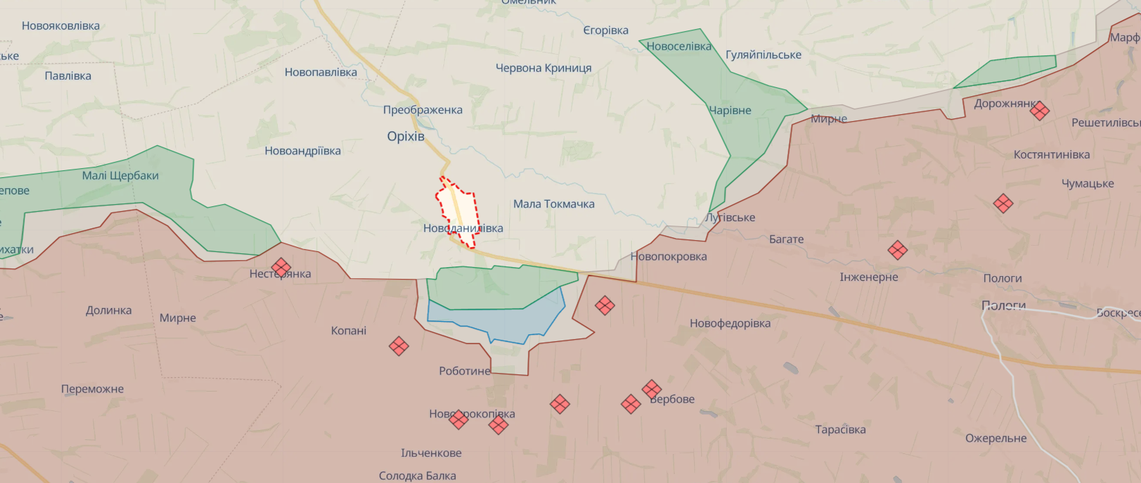 Оккупанты обстреляли химическими боеприпасами поселок под Ореховым, чтобы остановить движение ВСУ: подробности