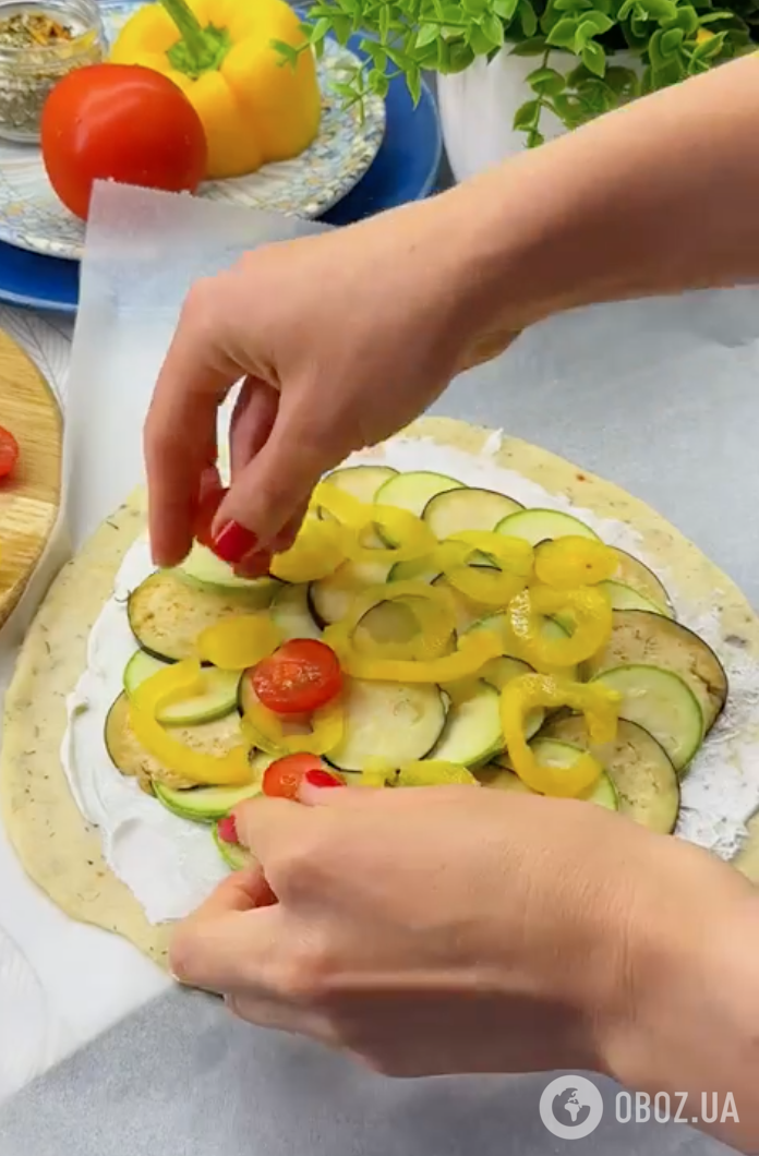 Как приготовить вкусную галету из овощной начинкой