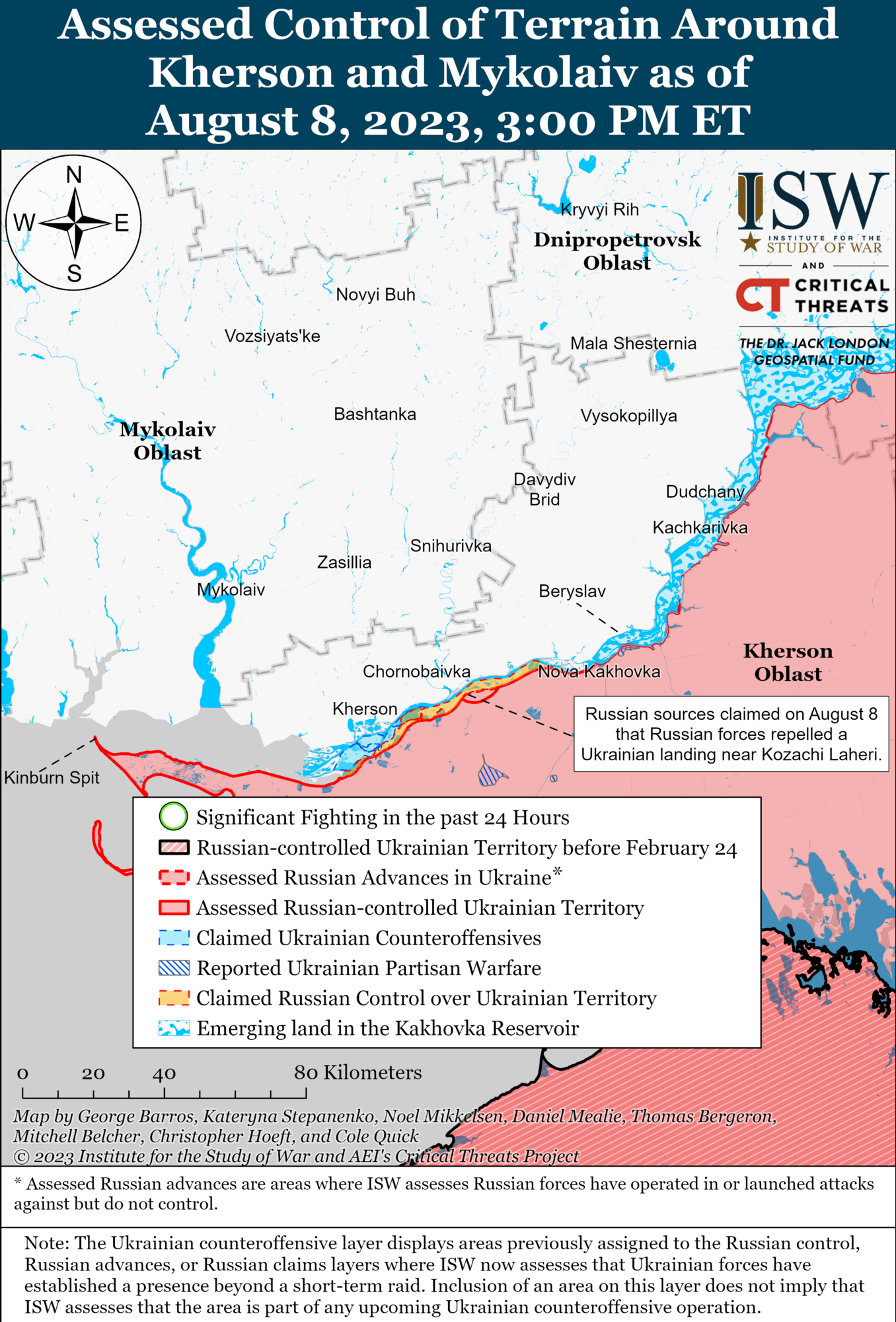 В ISW заявили о рейде Сил обороны на левобережье Херсонщины: в Минобороны отреагировали на слухи. Карта