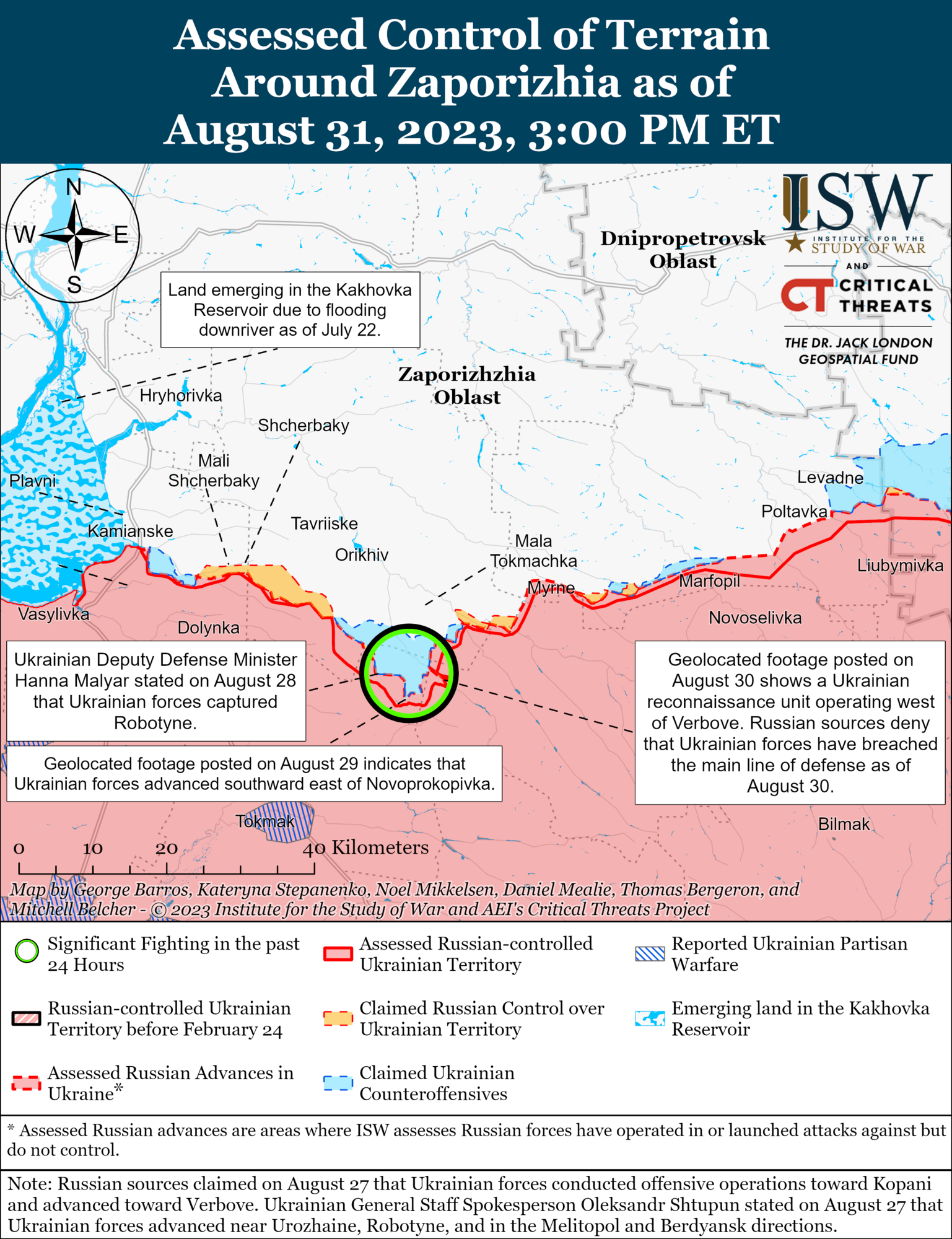 ЗСУ просунулися на двох напрямках фронту, російська влада намагається змусити Z-блогерів мовчати про провали – ISW