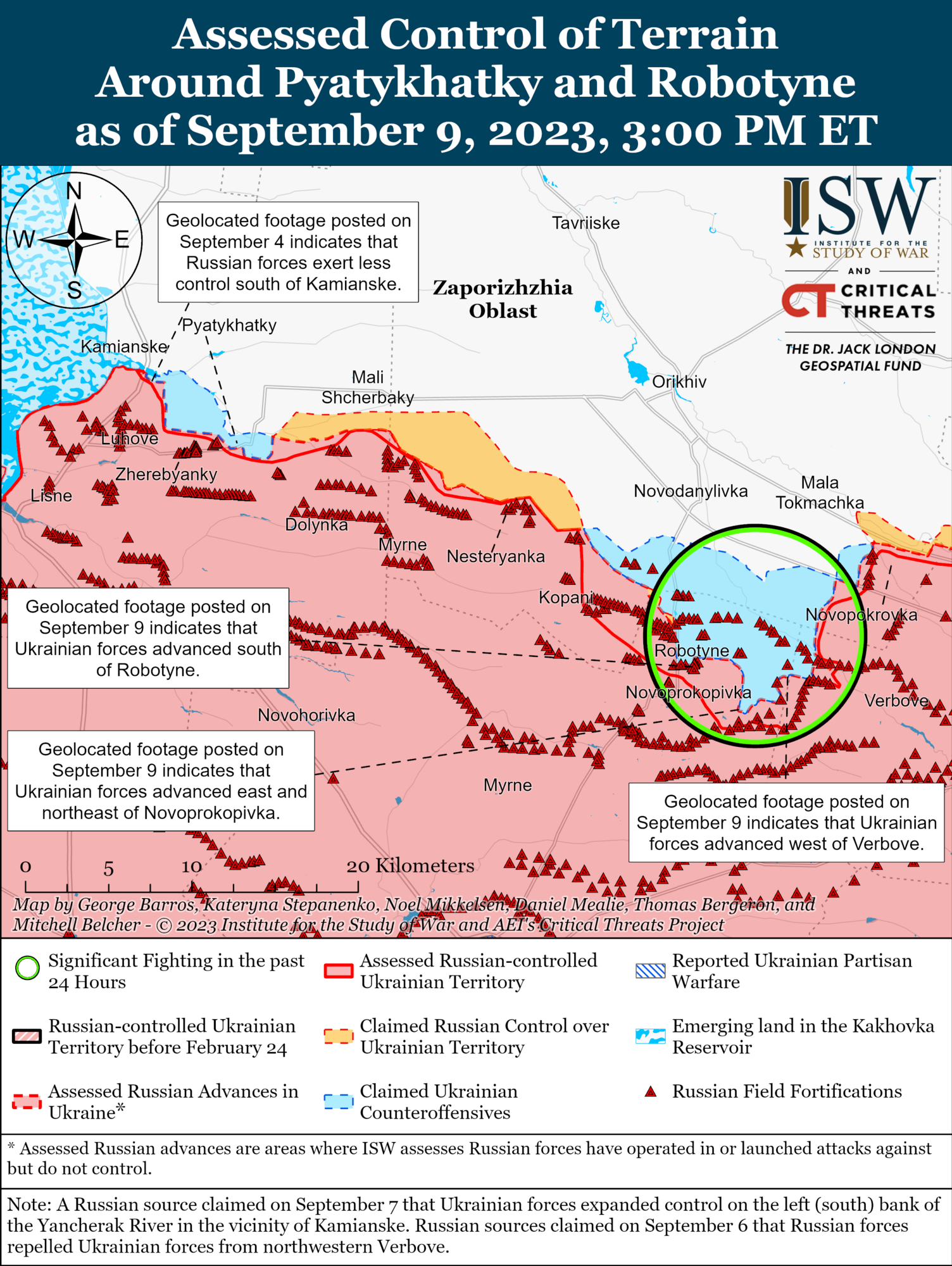 Сили оборони просуваються на кількох напрямках: аналіз ISW. Карта