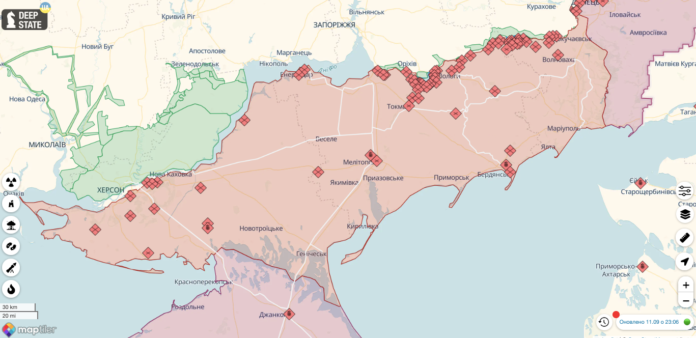 На Таврійському напрямку ЗСУ знешкодили 359 окупантів і 7 складів з боєприпасами