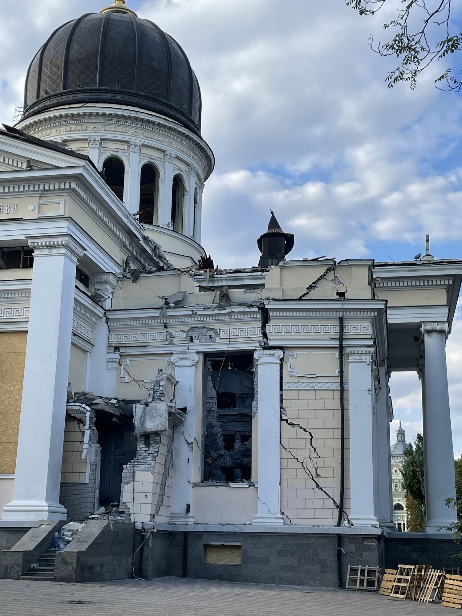 "Планував працювати там над книжкою": Тімоті Снайдер показав, як виглядає розбомблена росіянами Одеса. Фото