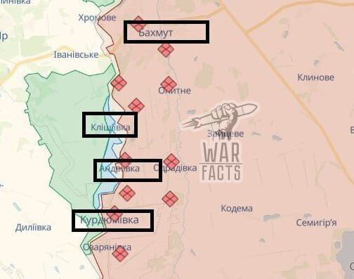ВСУ развивают успех в районах Клещиевки, Андреевки и Курдюмовки на Донбассе: произошло 24 боевых столкновения – Генштаб