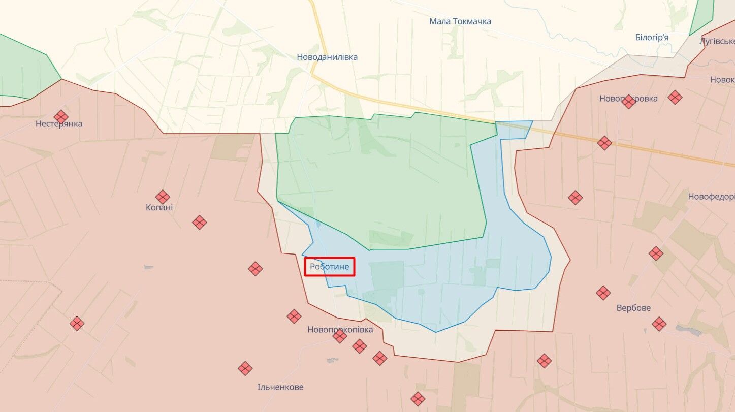 "Буквально метр за метром": воїн ЗСУ розповів про просування у районі звільненого Роботиного. Карта