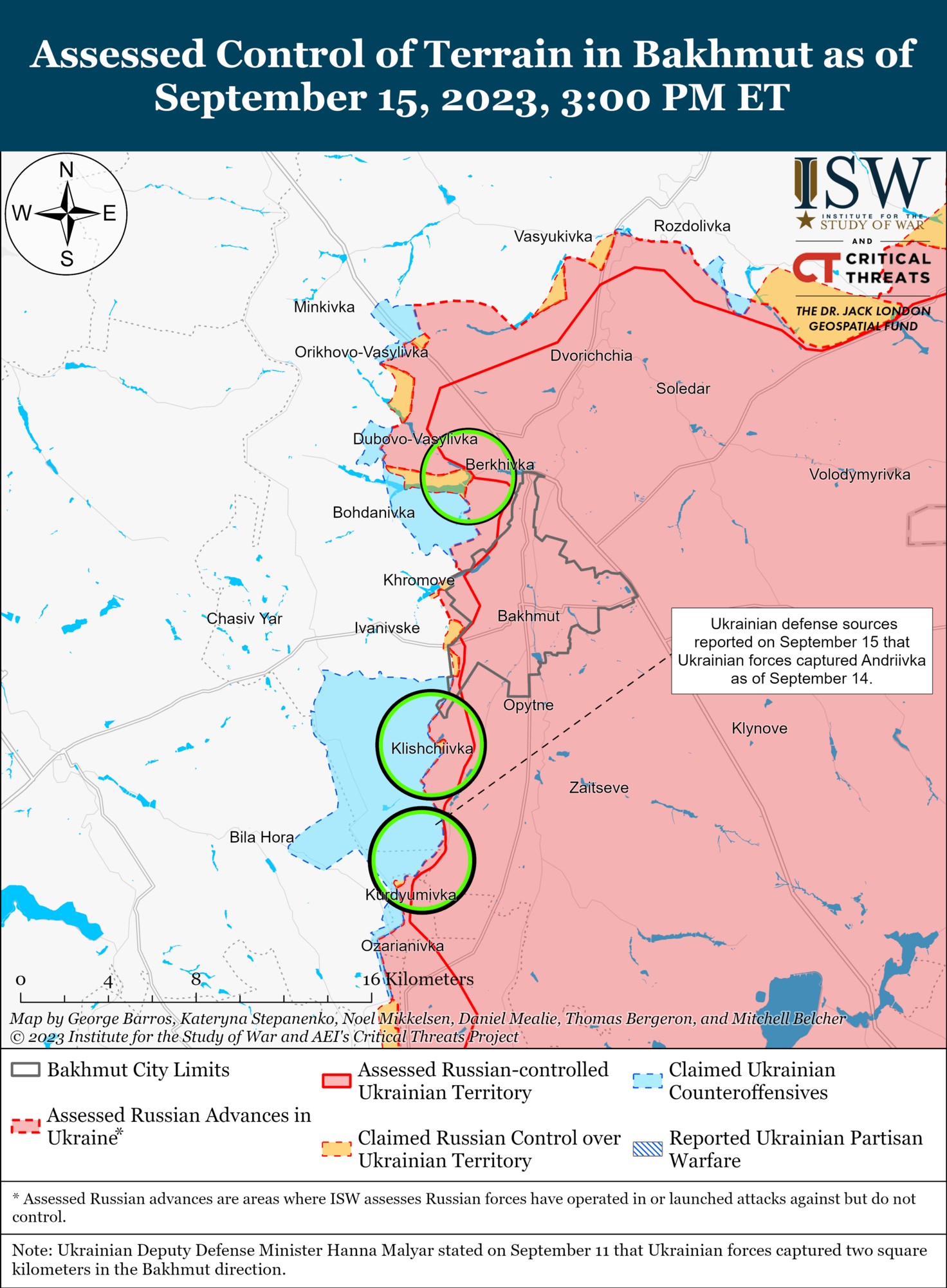 Сили оборони форсують Дніпро на Херсонщині, у ворога погіршилося становище на південь від Бахмута –  ISW