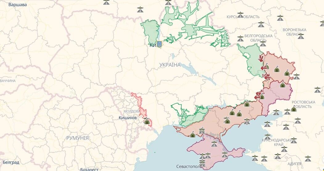  Сили оборони відбили атаки ворога в районі Кліщіївки, продовжується контрнаступ на Мелітопольському напрямку – Генштаб