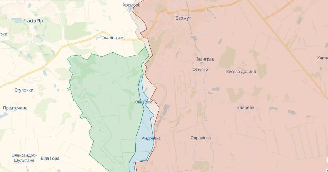 Сили оборони відбили атаки ворога в районі Кліщіївки, продовжується контрнаступ на Мелітопольському напрямку – Генштаб