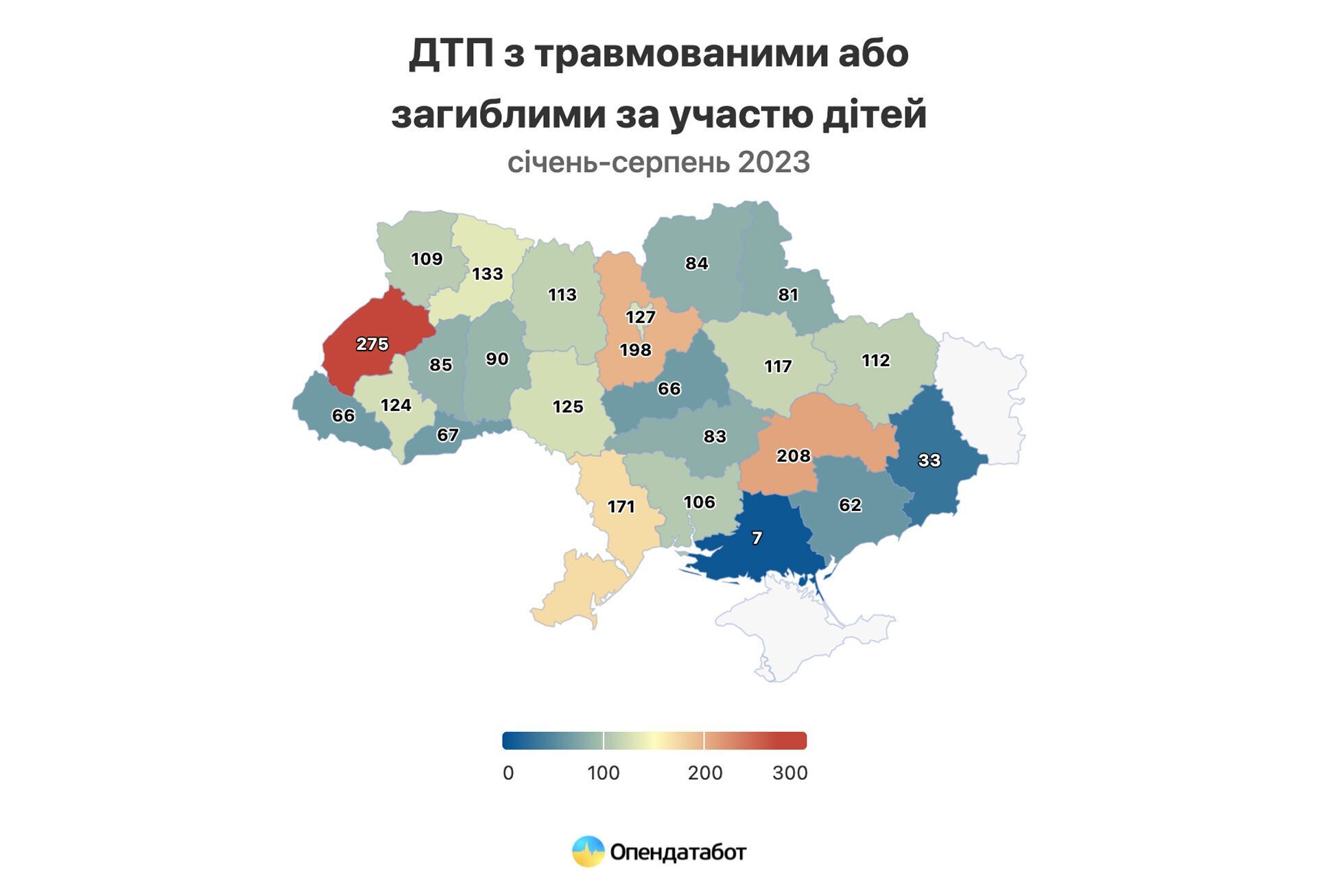 В Україні більшає ДТП за участю дітей
