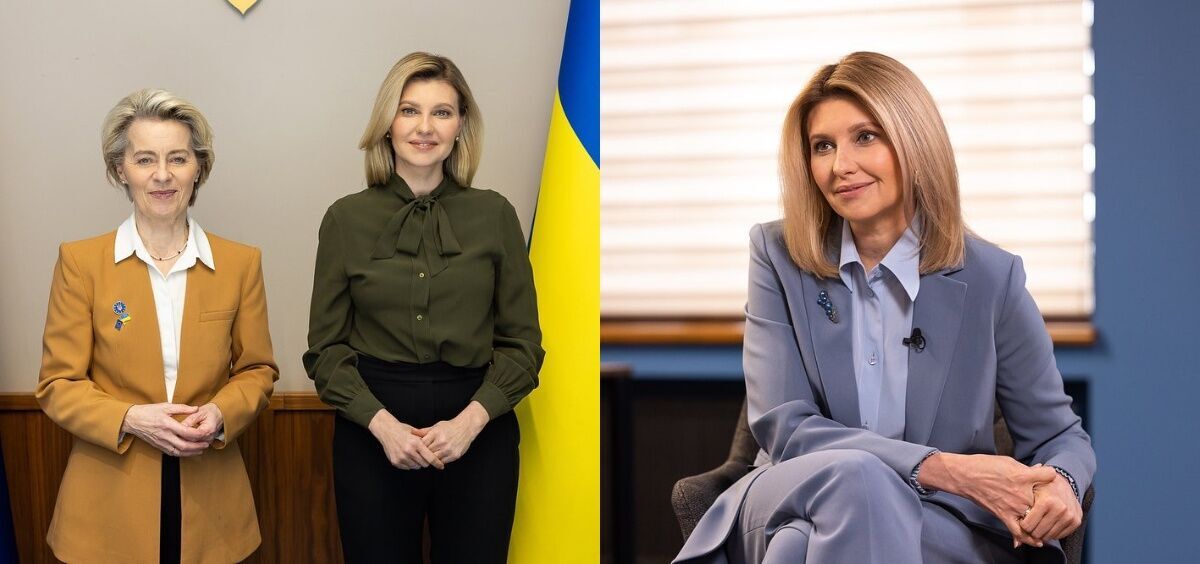 Як змінилася перша леді Олена Зеленська з 24 лютого 2022. Фото тоді й зараз