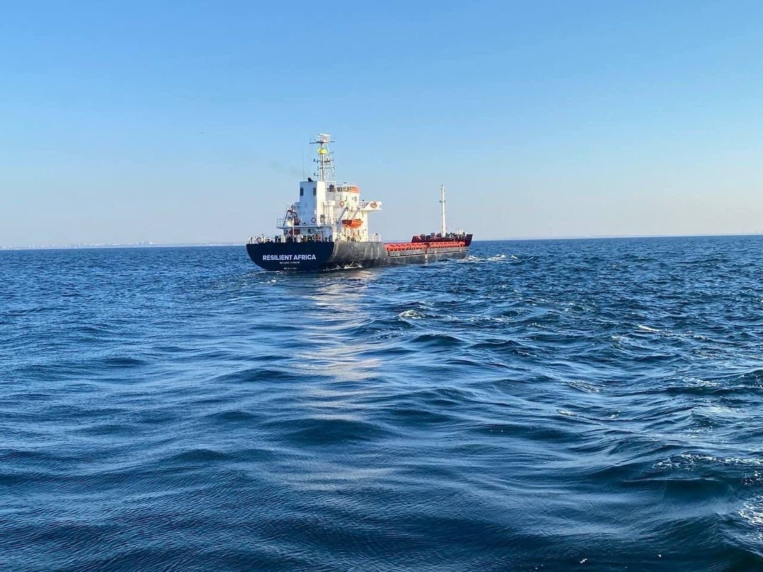 З українського порту Чорноморськ вийшло судно RESILIENT AFRICA із 3 тис. тонн пшениці на борту