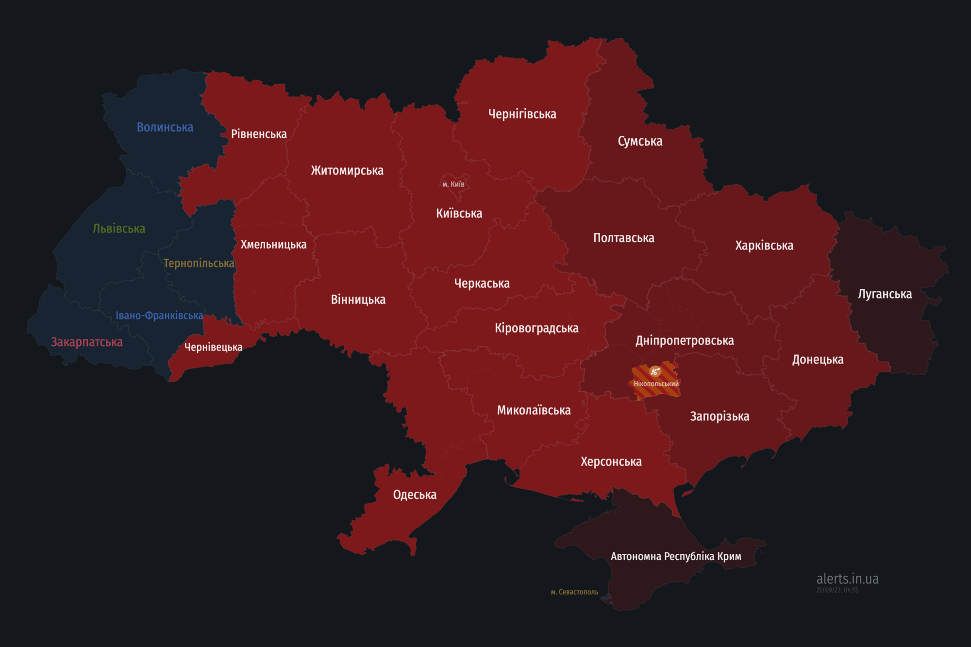 Повітряна тривога у Києві й більшості областей: є загроза запуску крилатих ракет з Ту-95