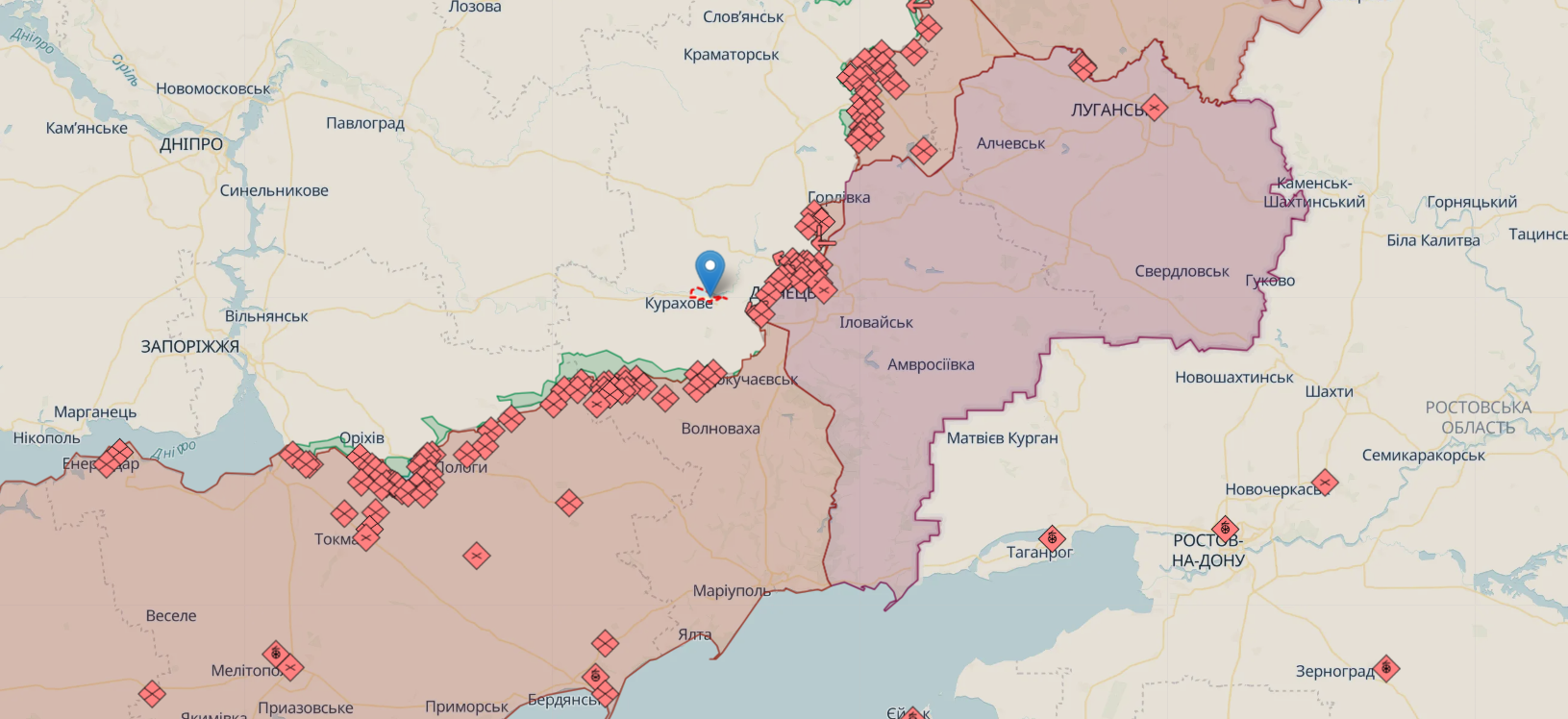 Росіяни завдали ракетного удару по Кураховому на Донбасі: 16 цивільних дістали поранення. Фото і відео
