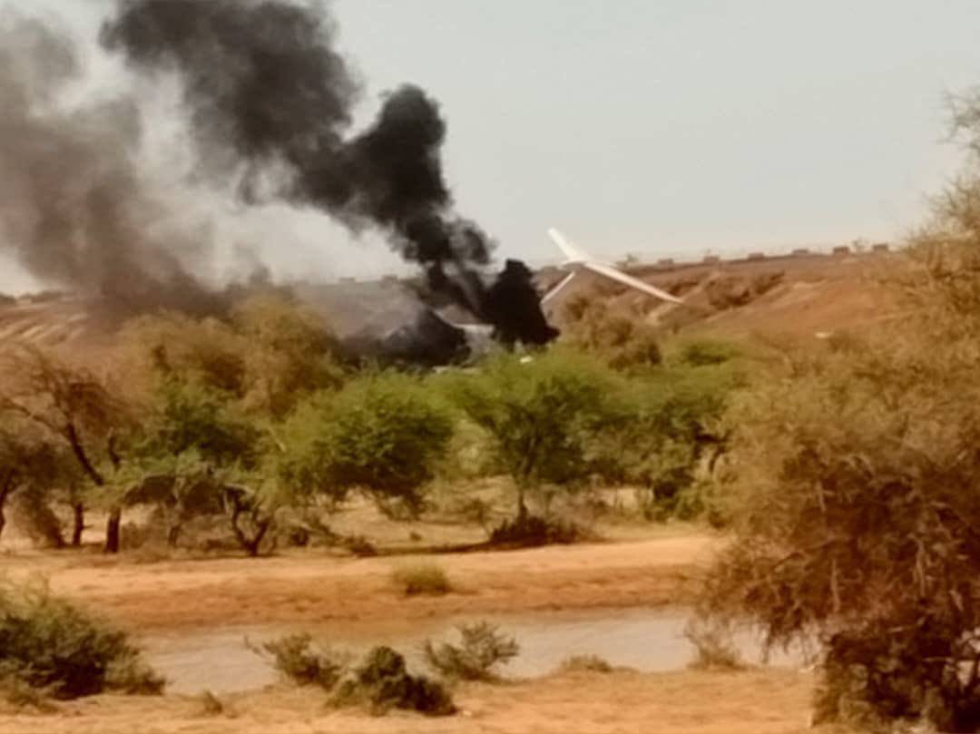 У Малі розбився військово-транспортний літак Іл-76, який могли використовувати "вагнерівці". Фото
