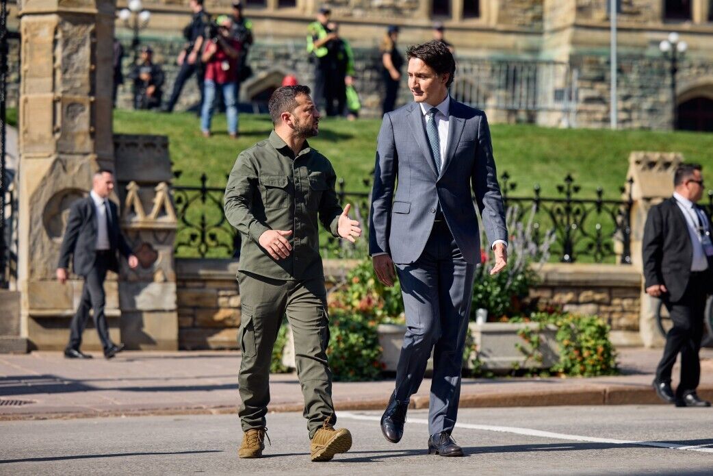 "Канада всегда будет поддерживать Украину": Трюдо и Зеленский договорились об увеличении военной помощи. Фото и видео