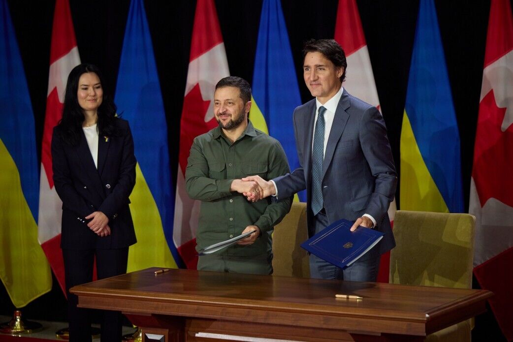 "Канада завжди буде підтримувати Україну": Трюдо і Зеленський домовились про збільшення військової допомоги. Фото і відео