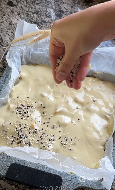 Быстрый и сытный пирог пятиминутка: тесто готовится на кефире