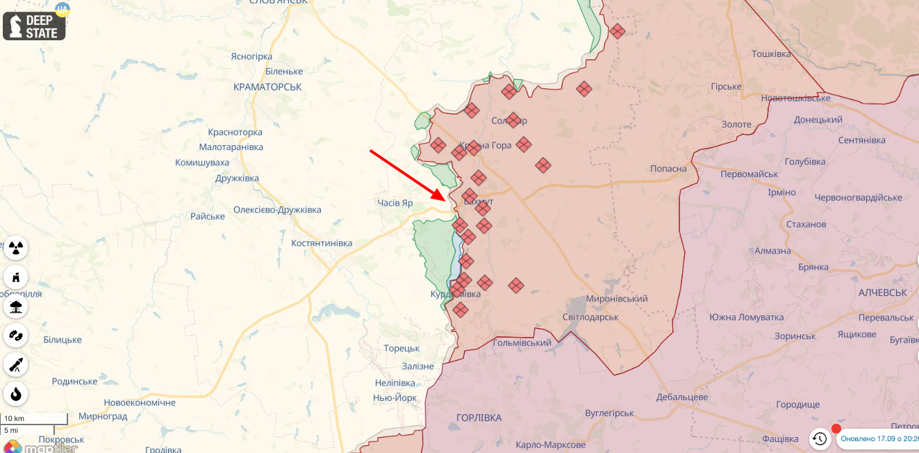 ВСУ продолжают наступательную операцию к югу от Бахмута, – Евлаш