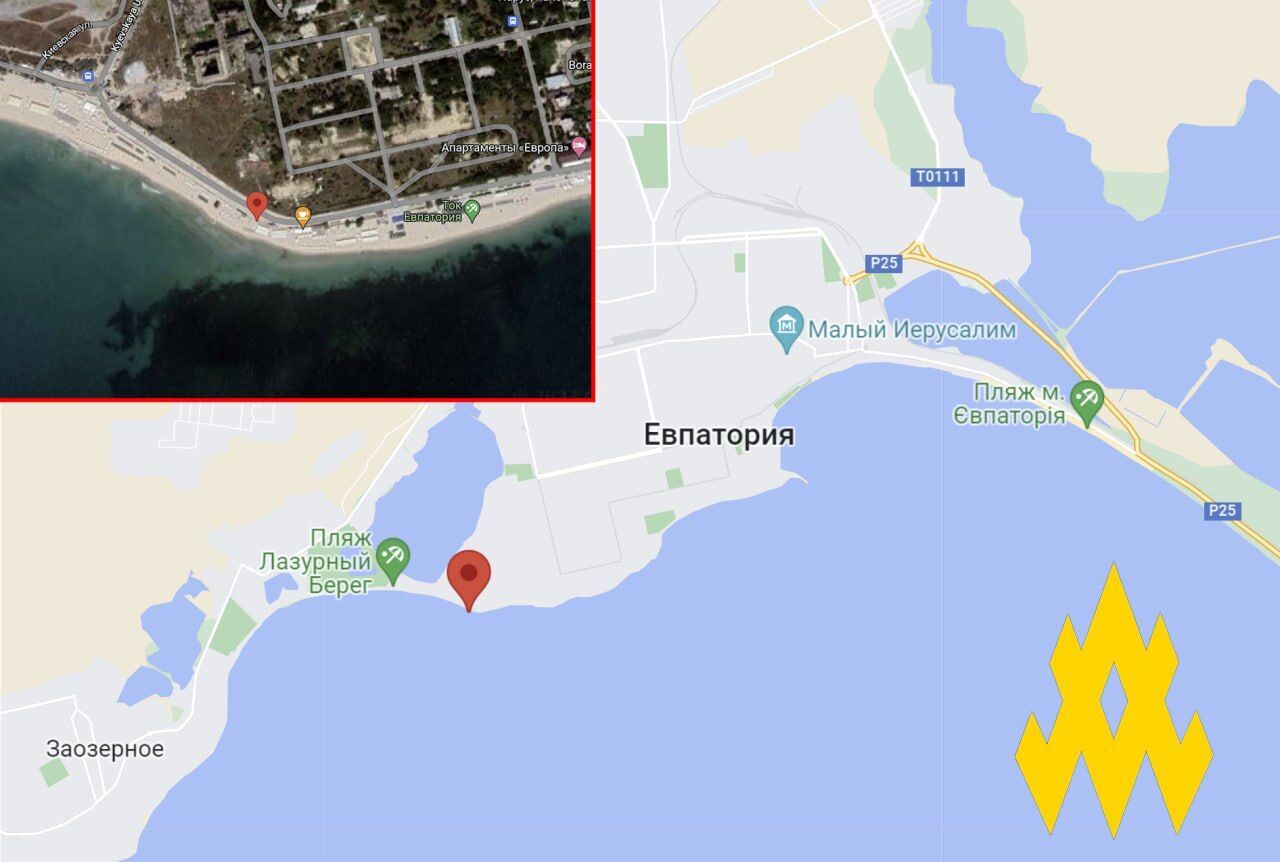 Бояться висадки десанту ЗСУ: окупанти облаштували вогневі позиції на пляжах Євпаторії. Фото