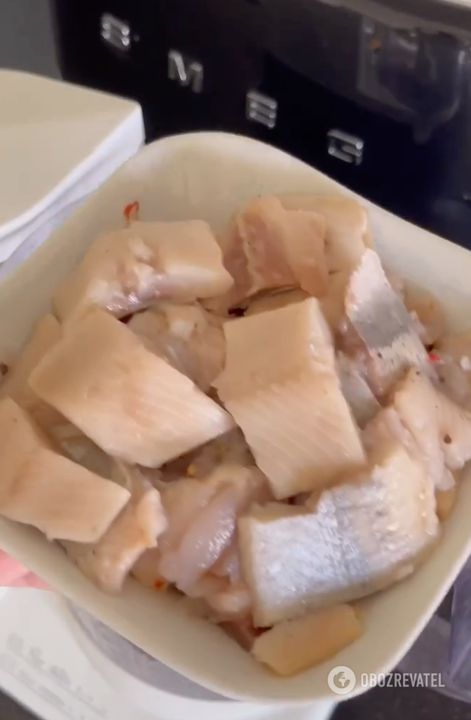 Оселедець для приготування закуски