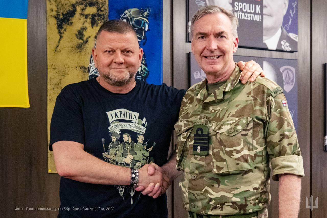В Україну прибув начальник Штабу оборони Британії: Залужний розкрив деталі зустрічі